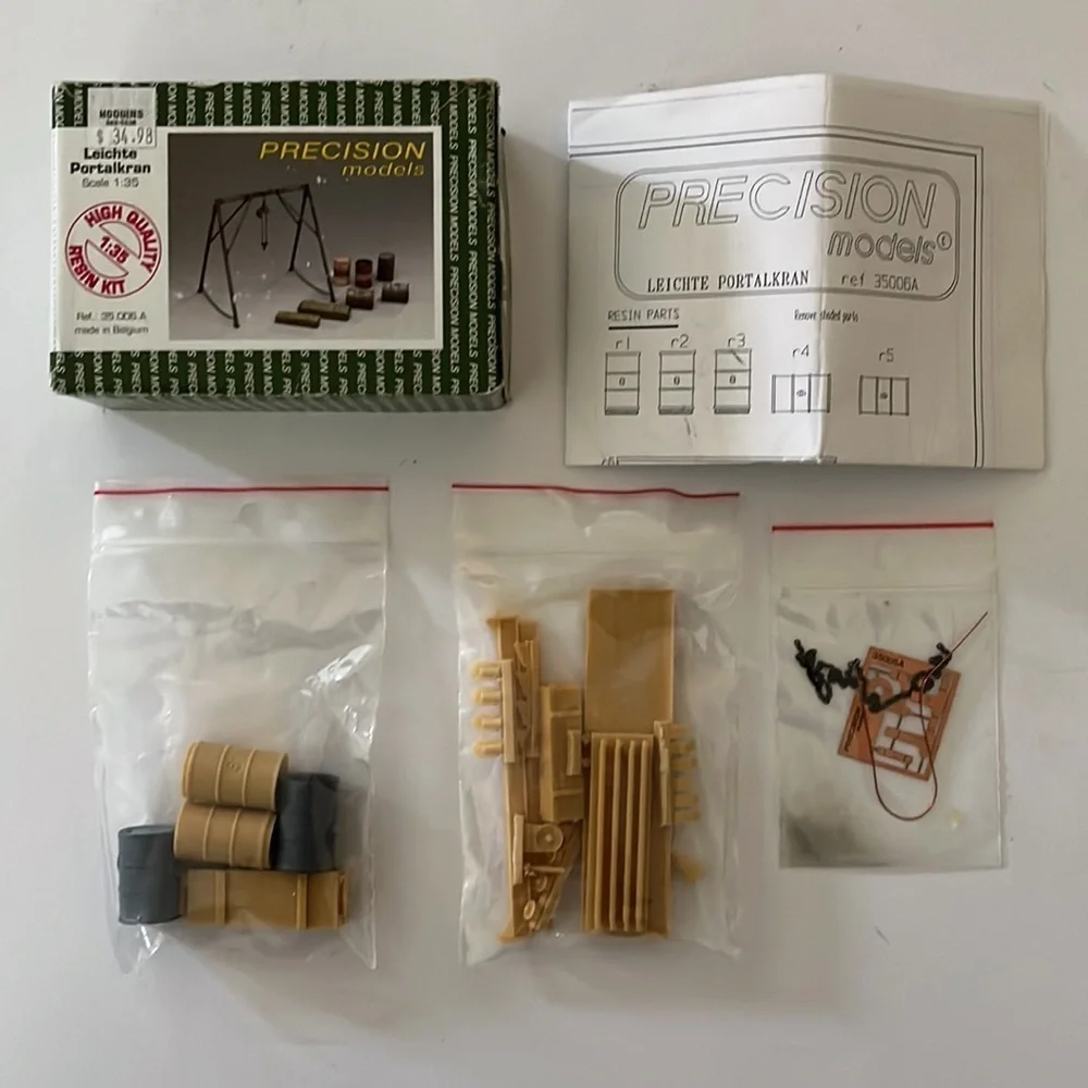 Precision Models Leichte Portalkran Resin 1:35 Scale Kit Made in Belgium 35006 A